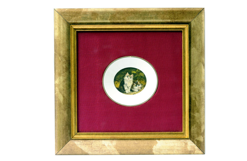 MINIATURE PAINTED ON IVORY DISC