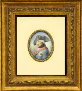 MINIATURA SOBRE PLACA DE MARFIL. Siglo XIX