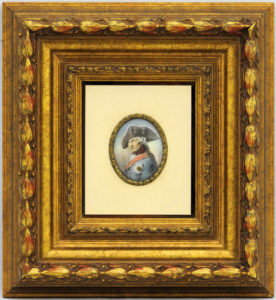MINIATURA SOBRE PLACA DE MARFIL. Siglo XIX