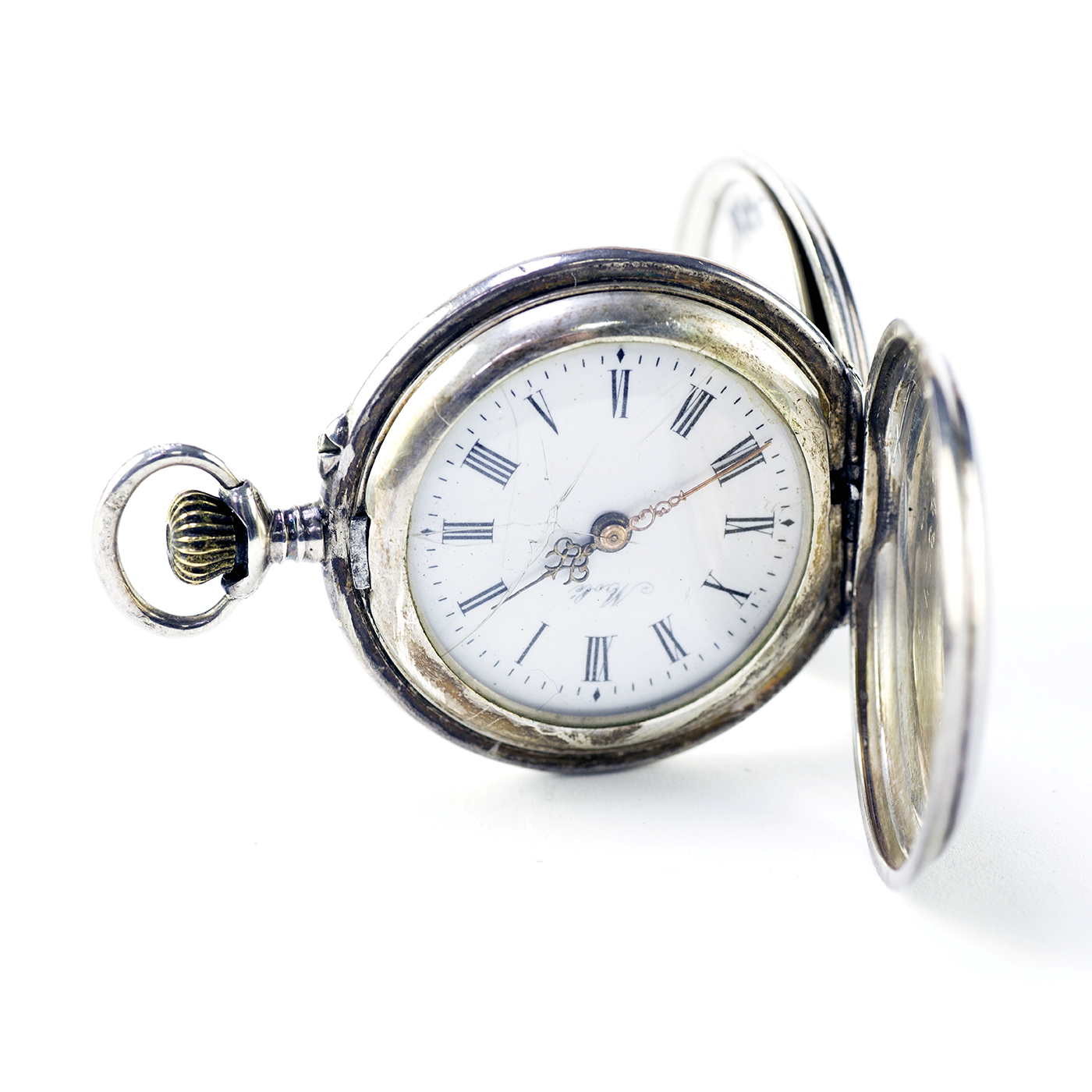MOLÉ (Schweiz). Hängende Uhr, Unisex, Saboneta. Schweiz, ca. 1880.