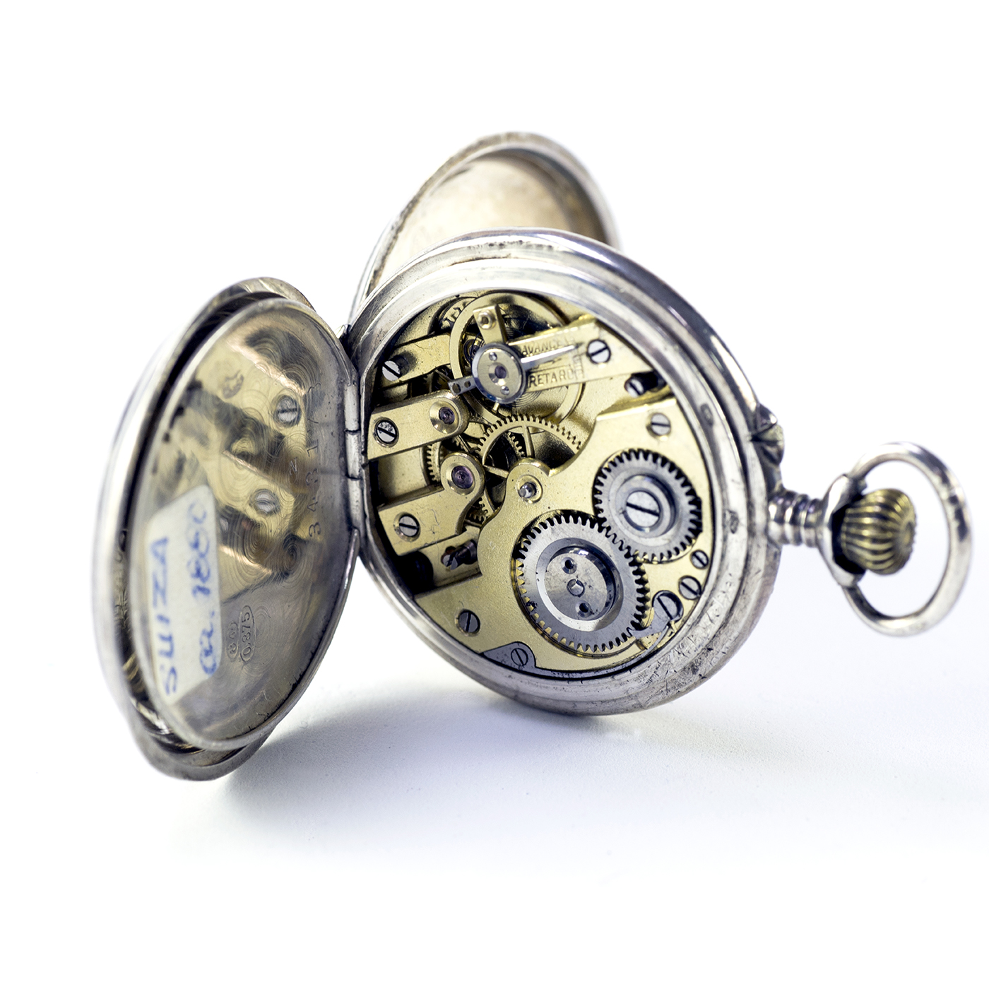 MOLÉ (Suiza). Reloj de colgar, unisex, saboneta. Suiza, ca. 1880. MOLÉ (Suiza). Reloj de colgar, unisex, saboneta. Suiza, ca. 1880.