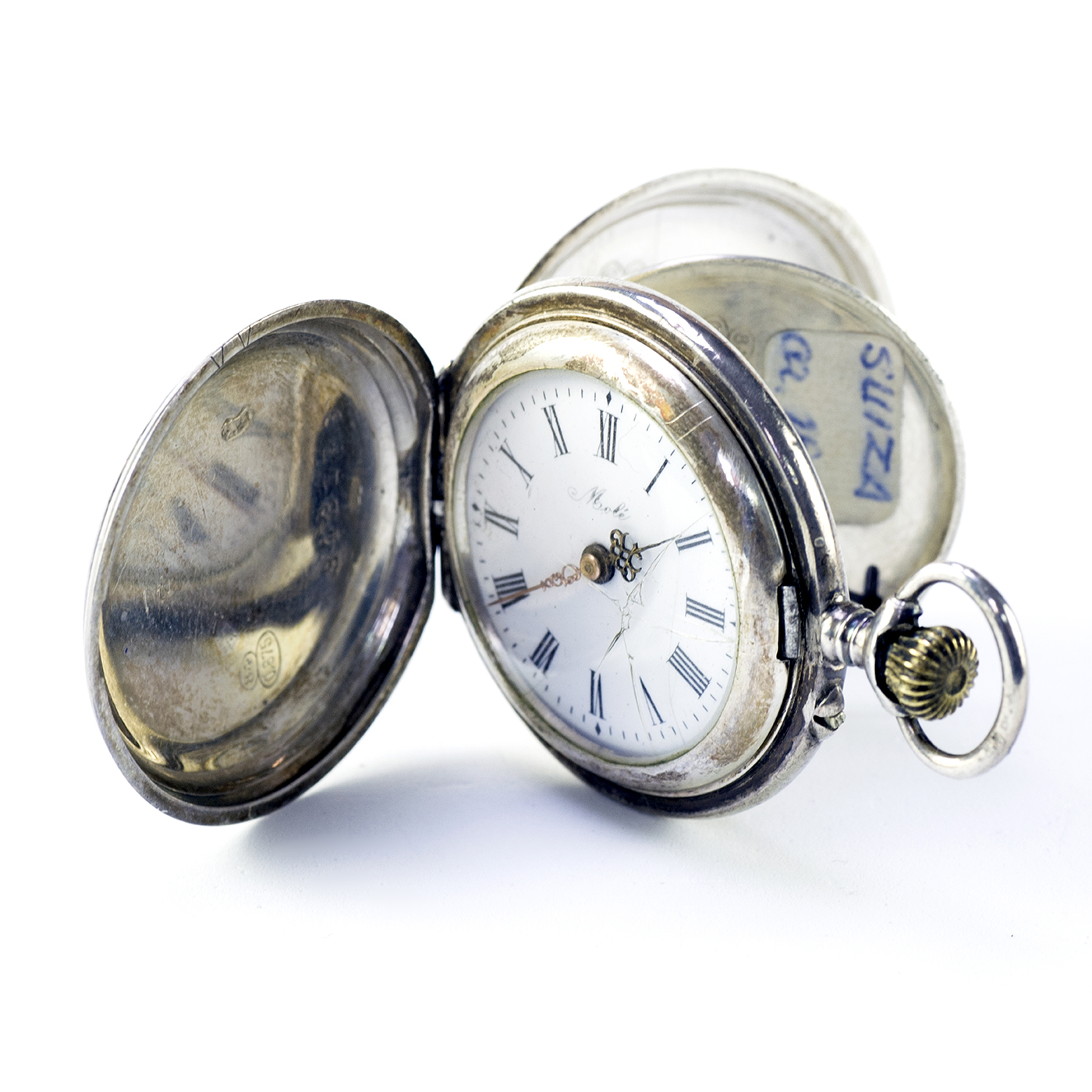 MOLÉ (Suiza). Reloj de colgar, unisex, saboneta. Suiza, ca. 1880. MOLÉ (Suiza). Reloj de colgar, unisex, saboneta. Suiza, ca. 1880.