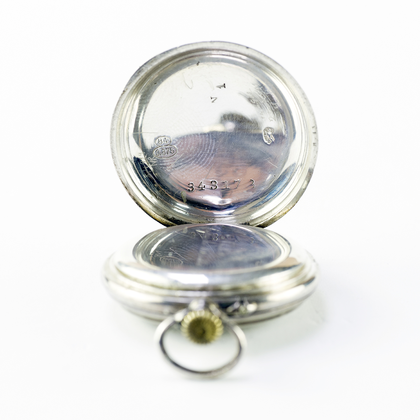 MOLÉ (Suiza). Reloj de colgar, unisex, saboneta. Suiza, ca. 1880. MOLÉ (Suiza). Reloj de colgar, unisex, saboneta. Suiza, ca. 1880.