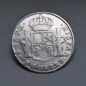Moneda de 4 reales de PLATA. CARLOS III. Año 1781. POTOSI. P.R.