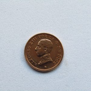 Moneda de UN CENTIMO. COBRE. Año 1912 ALFONSO XIII.(*2) S/C.