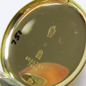 Movado. Reloj de Bolsillo, Lepine y Remontoir. Pps. Siglo XX.