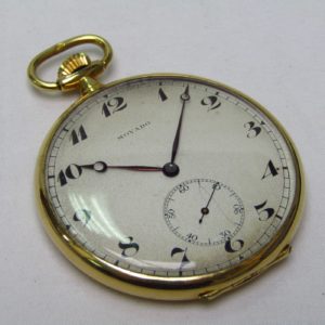 Movado. Reloj de Bolsillo, Lepine y Remontoir. Pps. Siglo XX.