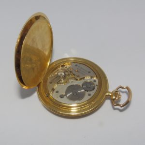 MOVADO. Reloj de Bolsillo para caballero, saboneta y remontoir. Suiza, Ca. 1910.