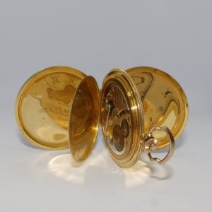 MOVADO. Reloj de Bolsillo para caballero, saboneta y remontoir. Suiza, Ca. 1910.