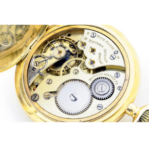 Movado. Reloj de Bolsillo saboneta. Circa, 1900.