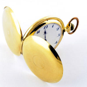 Movado. Reloj de Bolsillo saboneta. Circa, 1900.