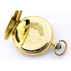 Movado. Reloj de Bolsillo saboneta. Circa, 1900.