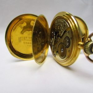Movado. Reloj de Bolsillo saboneta. Circa, 1900.