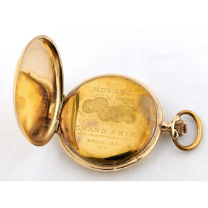 Movado. Reloj de Bolsillo, saboneta y remontoir. Ca. 1910