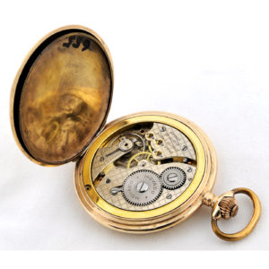 Movado. Reloj de Bolsillo, saboneta y remontoir. Ca. 1910