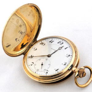 Movado. Reloj de Bolsillo, saboneta y remontoir. Ca. 1910