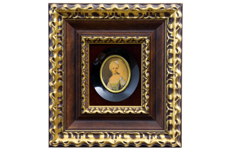 OBRADORS VALAR (Siglo XIX). MINIATURA SOBRE PLACA OVAL DE MARFI OBRADORS VALAR (Siglo XIX). MINIATURA SOBRE PLACA OVAL DE MARFI