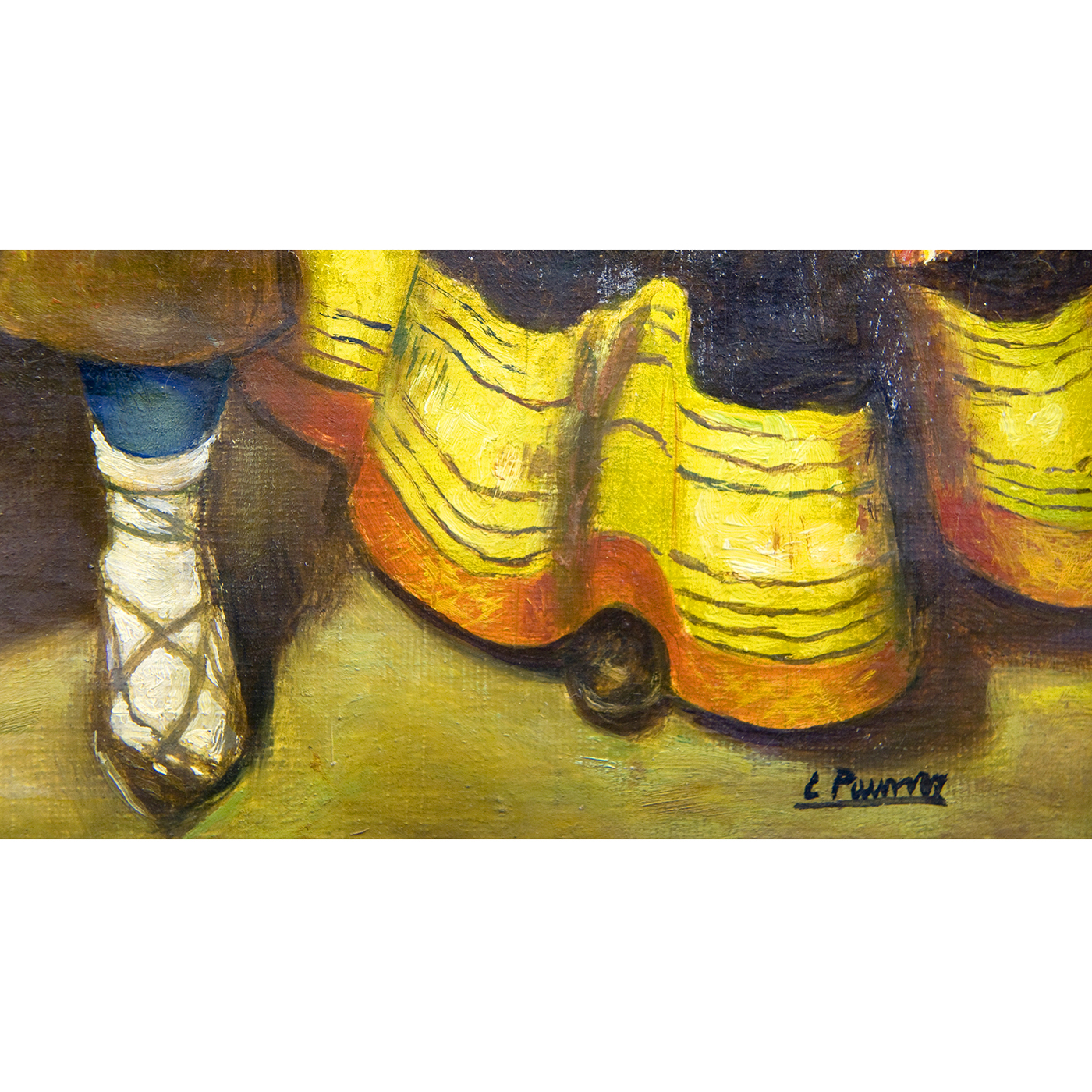 Óleo sobre lienzo. "Músicos rurales". Óleo sobre lienzo. "Músicos rurales".