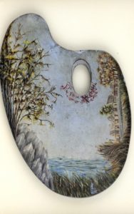 OLEO SOBRE PALETA DE PINTOR