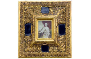 ÓLEO SOBRE PLACA RECTÁNGULAR DE MARFIL. Siglo XVIII-XIX