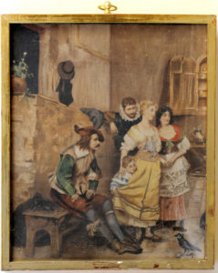 OLEO SOBRE TAPIZ. Siglo XVIII