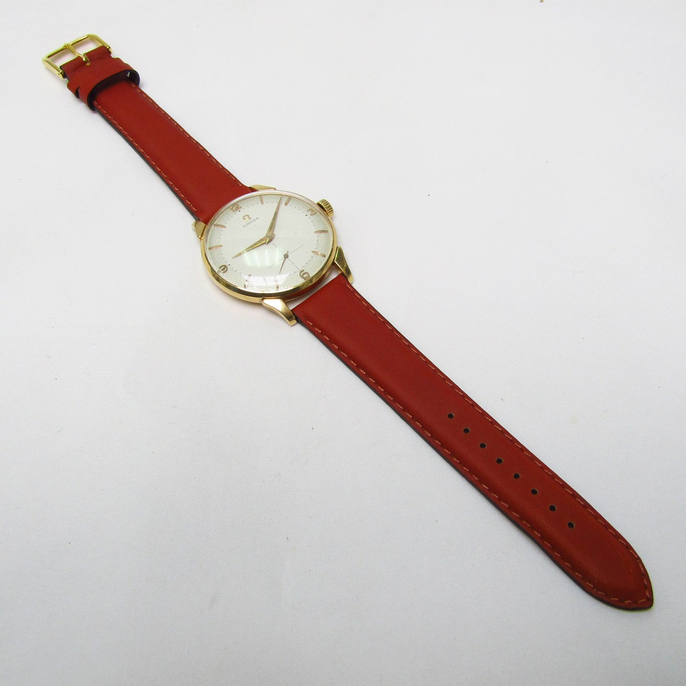 OMEGA. Reloj de pulsera para caballero. Suiza, 1955. OMEGA. Reloj de pulsera para caballero. Suiza, 1955.