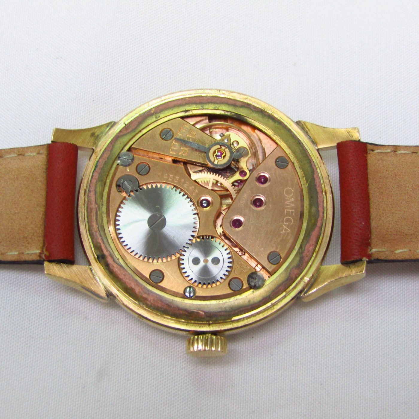 OMEGA. Reloj de pulsera para caballero. Suiza, 1955. OMEGA. Reloj de pulsera para caballero. Suiza, 1955.