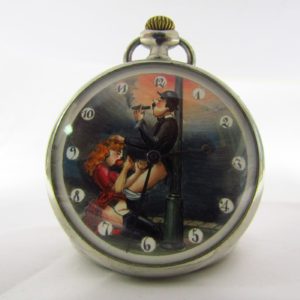 OMEGA. Reloj Erótico de Bolsillo. Año 1924. Automatón.