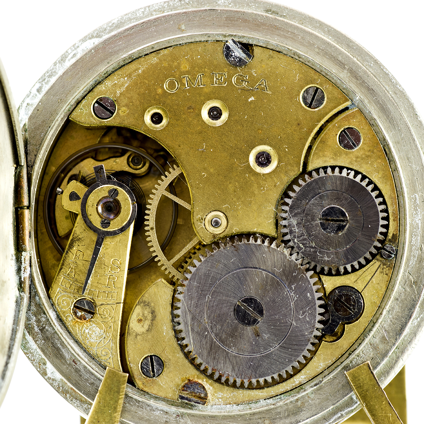 OMEGA. Reloj Suizo de Bolsillo, lepine y remontoir. Suiza, año 1916. OMEGA. Reloj Suizo de Bolsillo, lepine y remontoir. Suiza, año 1916.