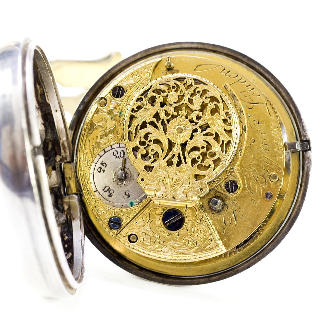 P. BRYMER (Londres). Reloj Inglés de Bolsillo, lepine, Verge Fusee (Catalino). Londres, 1778. P. BRYMER (Londres). Reloj Inglés de Bolsillo, lepine, Verge Fusee (Catalino). Londres, 1778.