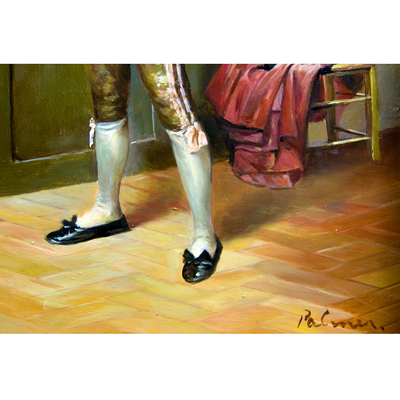 PALMERO (Siglo XX). Óleo sobre tabla. "Escena de Taberna" PALMERO (Siglo XX). Óleo sobre tabla. "Escena de Taberna"