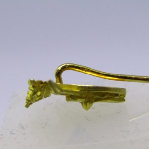 Pareja de Alfileres en Oro de 18k con Escudo de Aviación Civil. 5,45 gr.