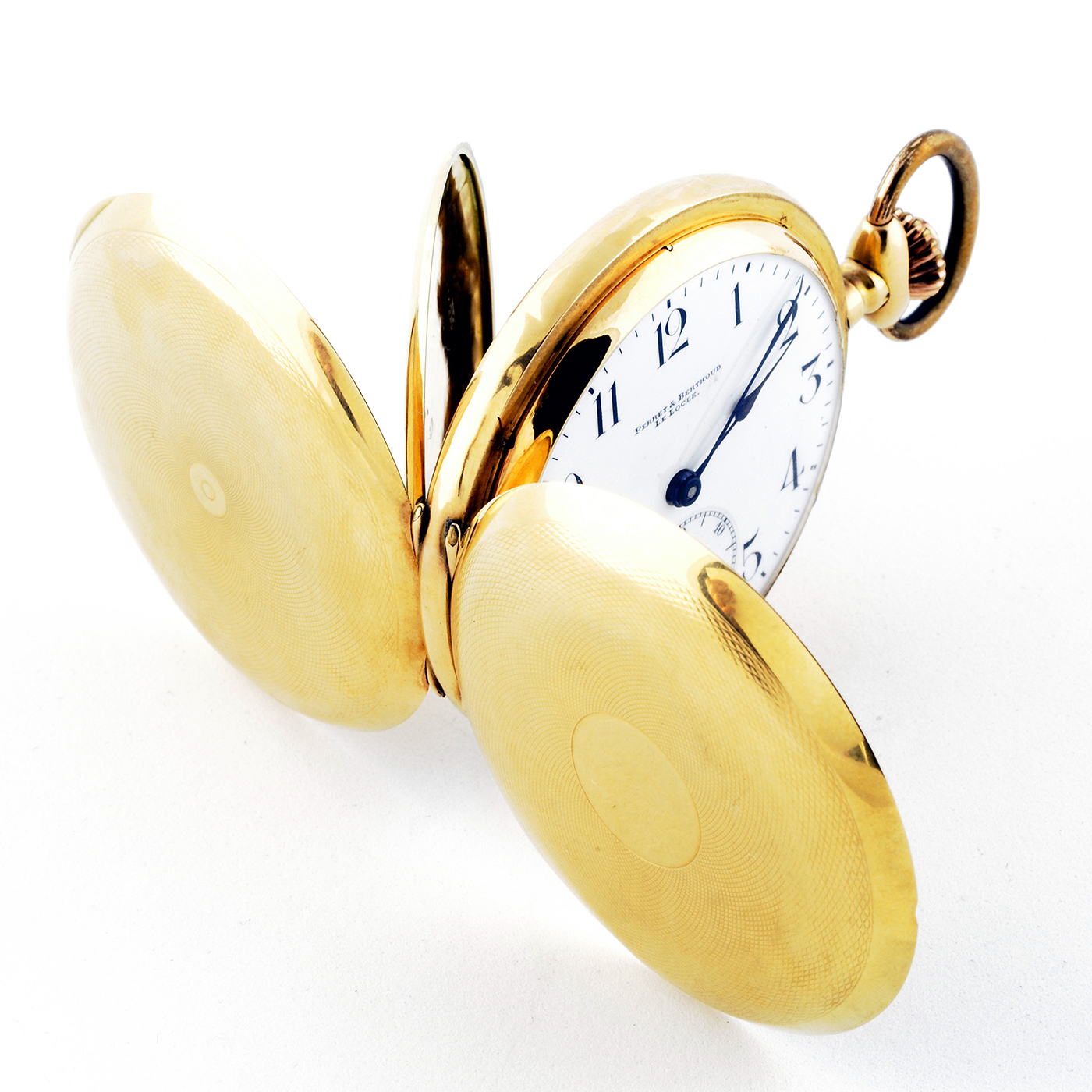 Perret & Berthoud (Le Locle). Reloj de repetición, saboneta y remontoir. Circa. 1906. Perret & Berthoud (Le Locle). Reloj de repetición, saboneta y remontoir. Circa. 1906.