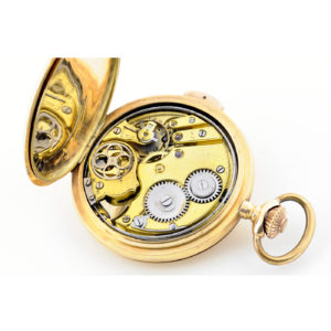 Perret & Berthoud (Le Locle). Reloj de repetición, saboneta y remontoir. Circa. 1906.