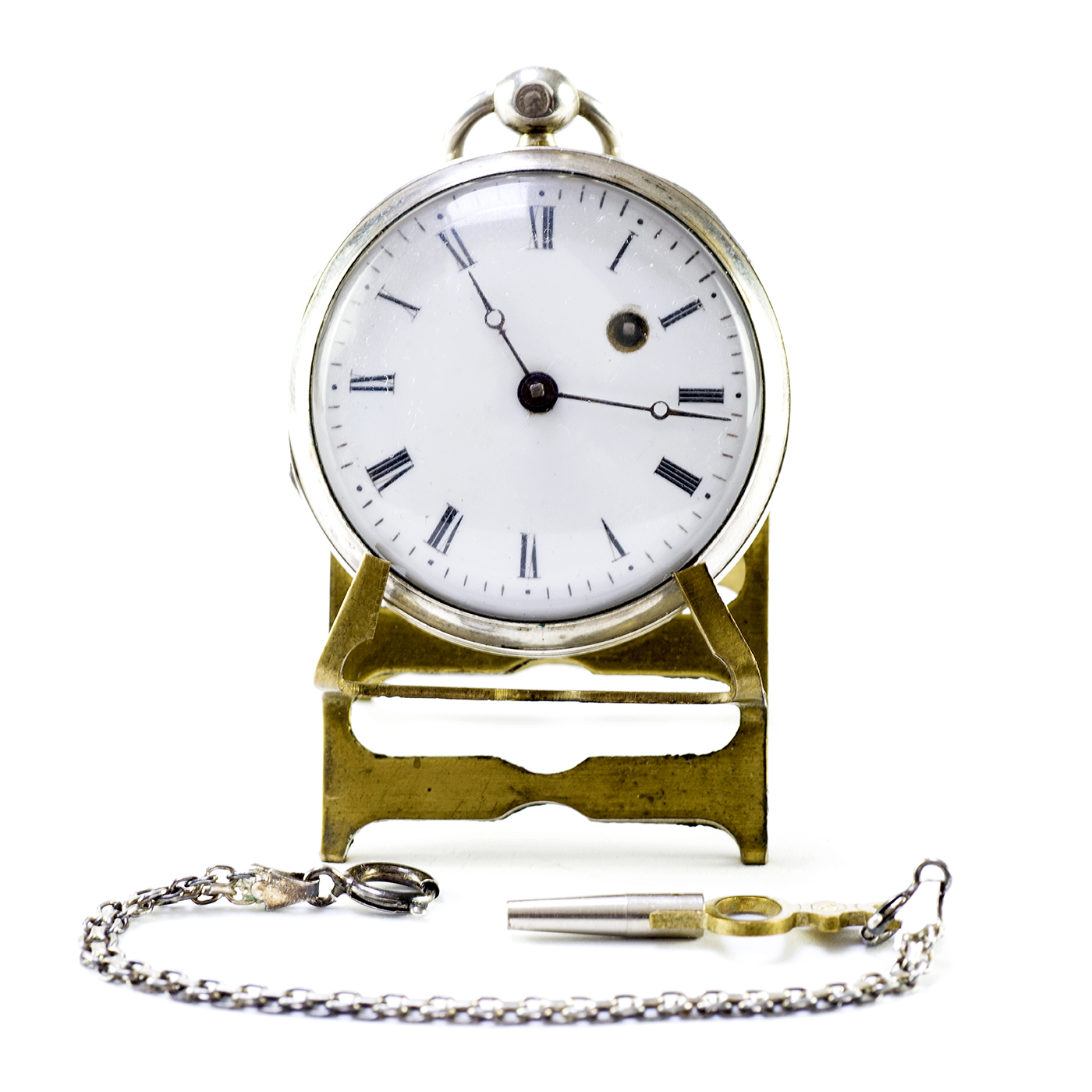 PIERRE & FILS (A Rouen). Reloj francés de Bolsillo-Colgar, lepine, Verge Fusee (Catalino). Ca. 1790.