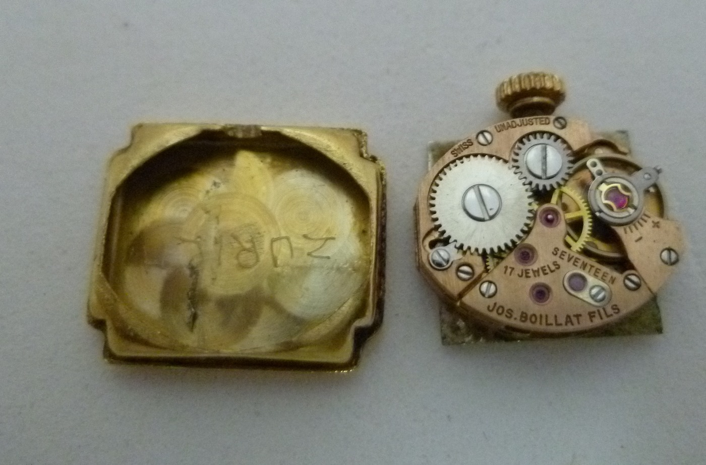 PK PIKAP - JOS BOILLAT FILS - Reloj de pulsera de señora - Vintage. PK PIKAP - JOS BOILLAT FILS - Reloj de pulsera de señora - Vintage.