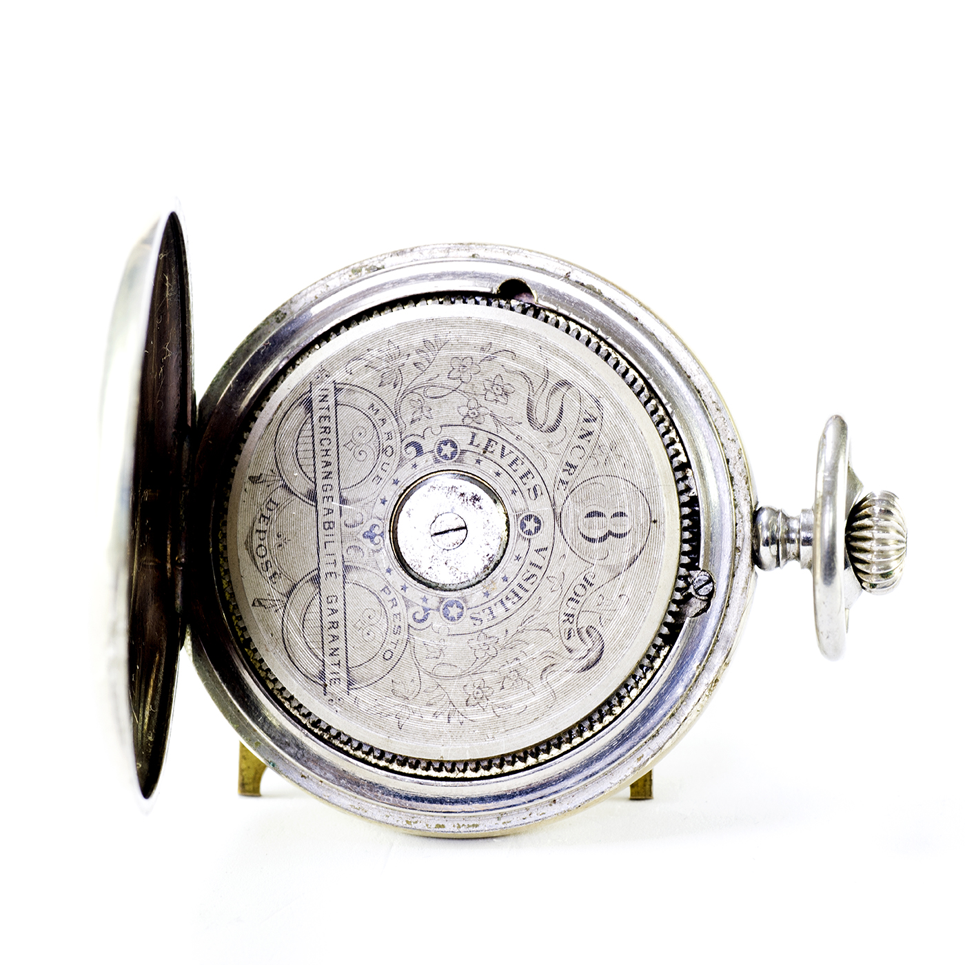 PRESTO (Suiza). Reloj de Bolsillo, lepine, remontoir, "Ocho Días Cuerda". Ca. 1900 PRESTO (Suiza). Reloj de Bolsillo, lepine, remontoir, "Ocho Días Cuerda". Ca. 1900