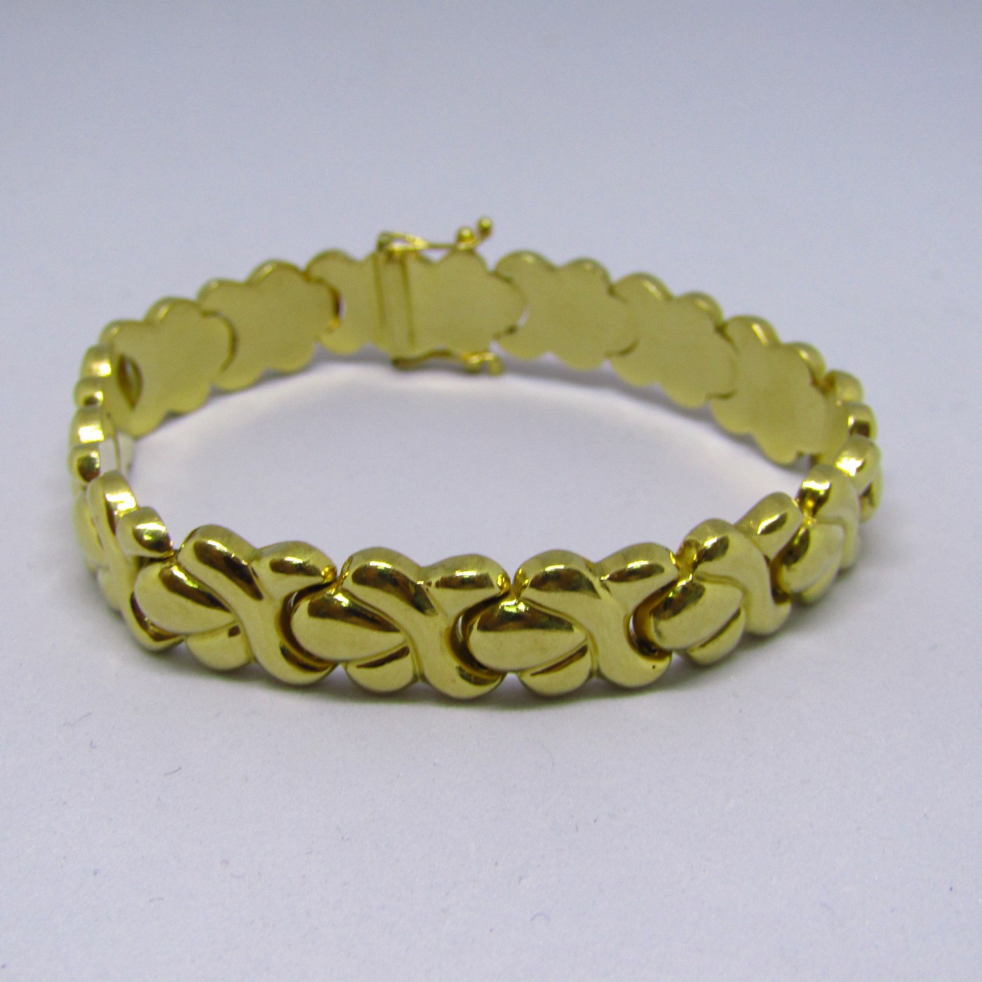Pulsera de Oro de 18k. articulada. Pulsera de Oro de 18k. articulada.