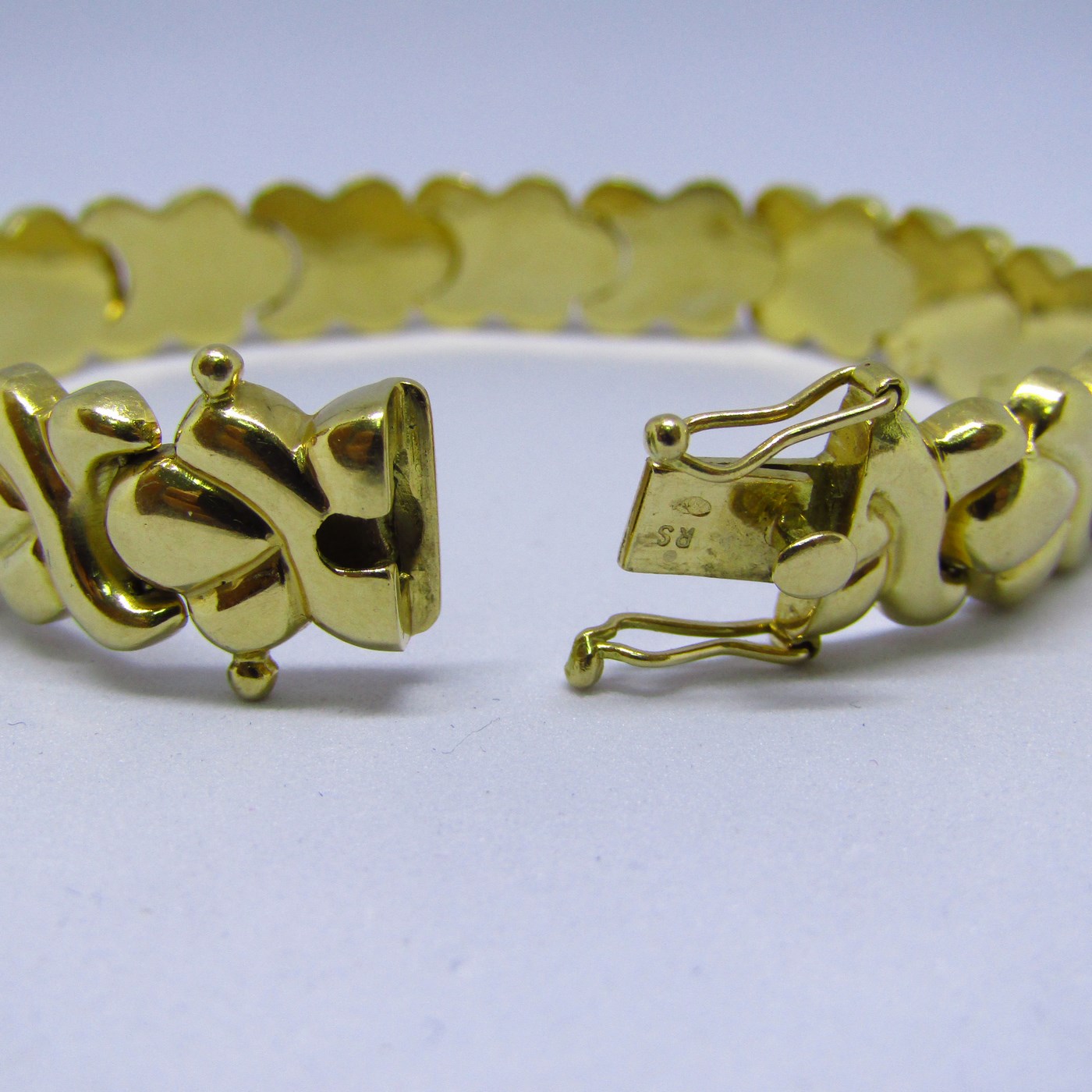 Pulsera de Oro de 18k. articulada. Pulsera de Oro de 18k. articulada.