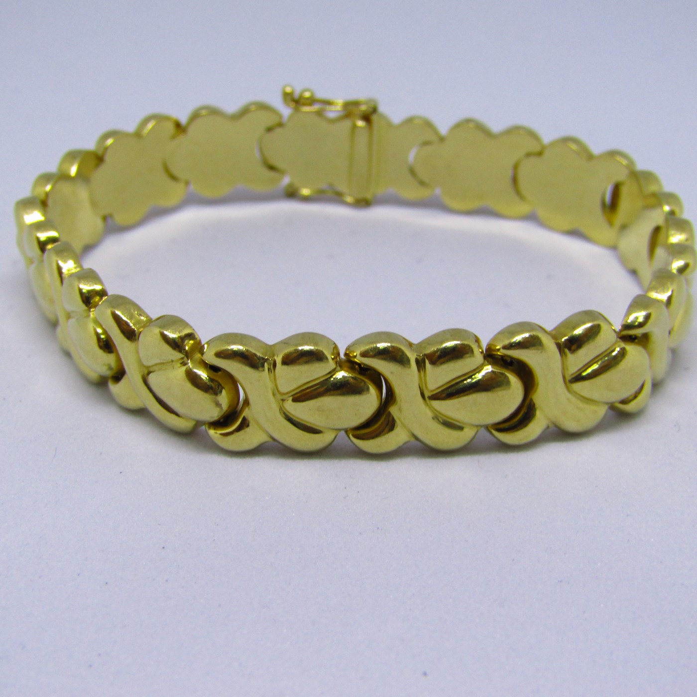 Pulsera de Oro de 18k. articulada. Pulsera de Oro de 18k. articulada.