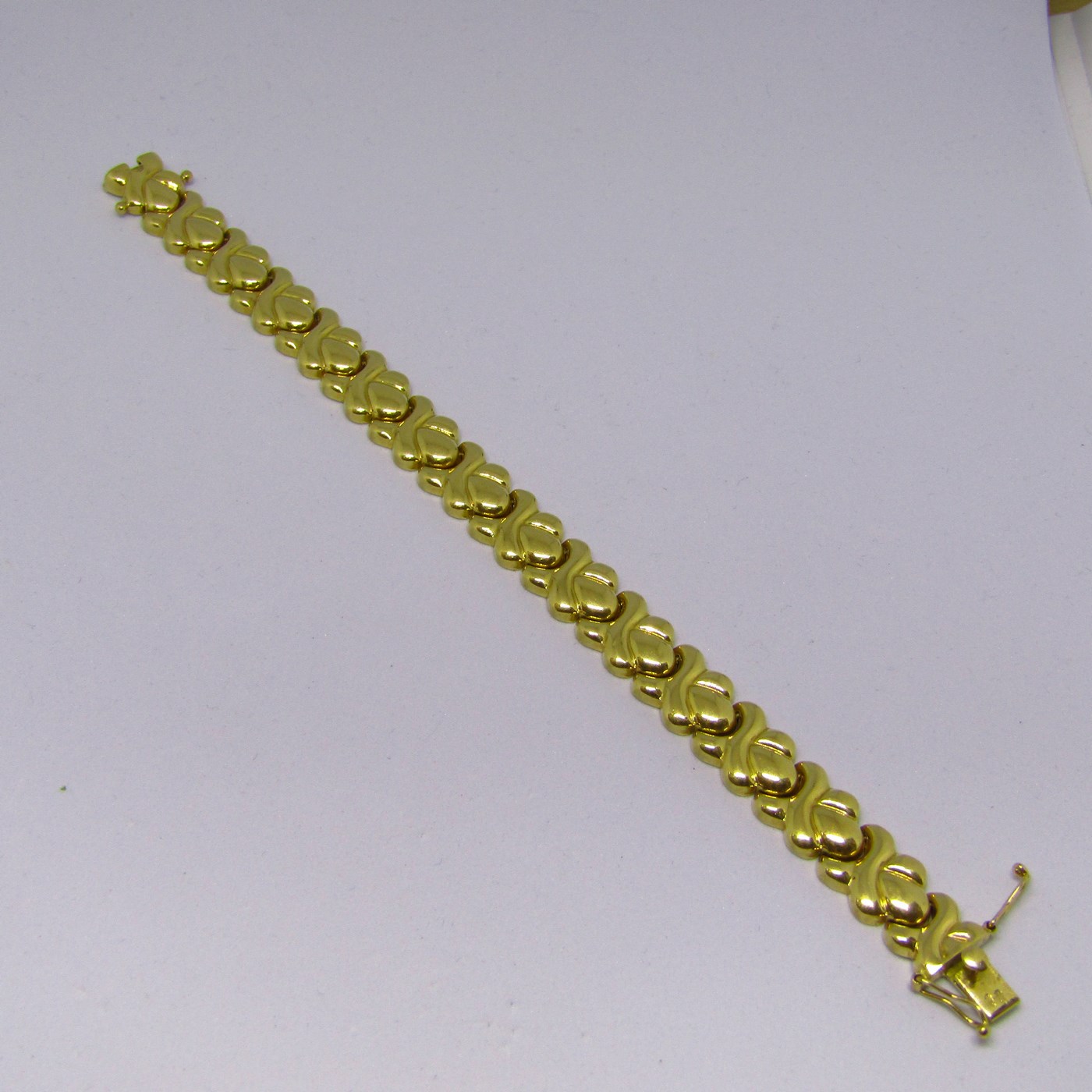 Pulsera de Oro de 18k. articulada. Pulsera de Oro de 18k. articulada.