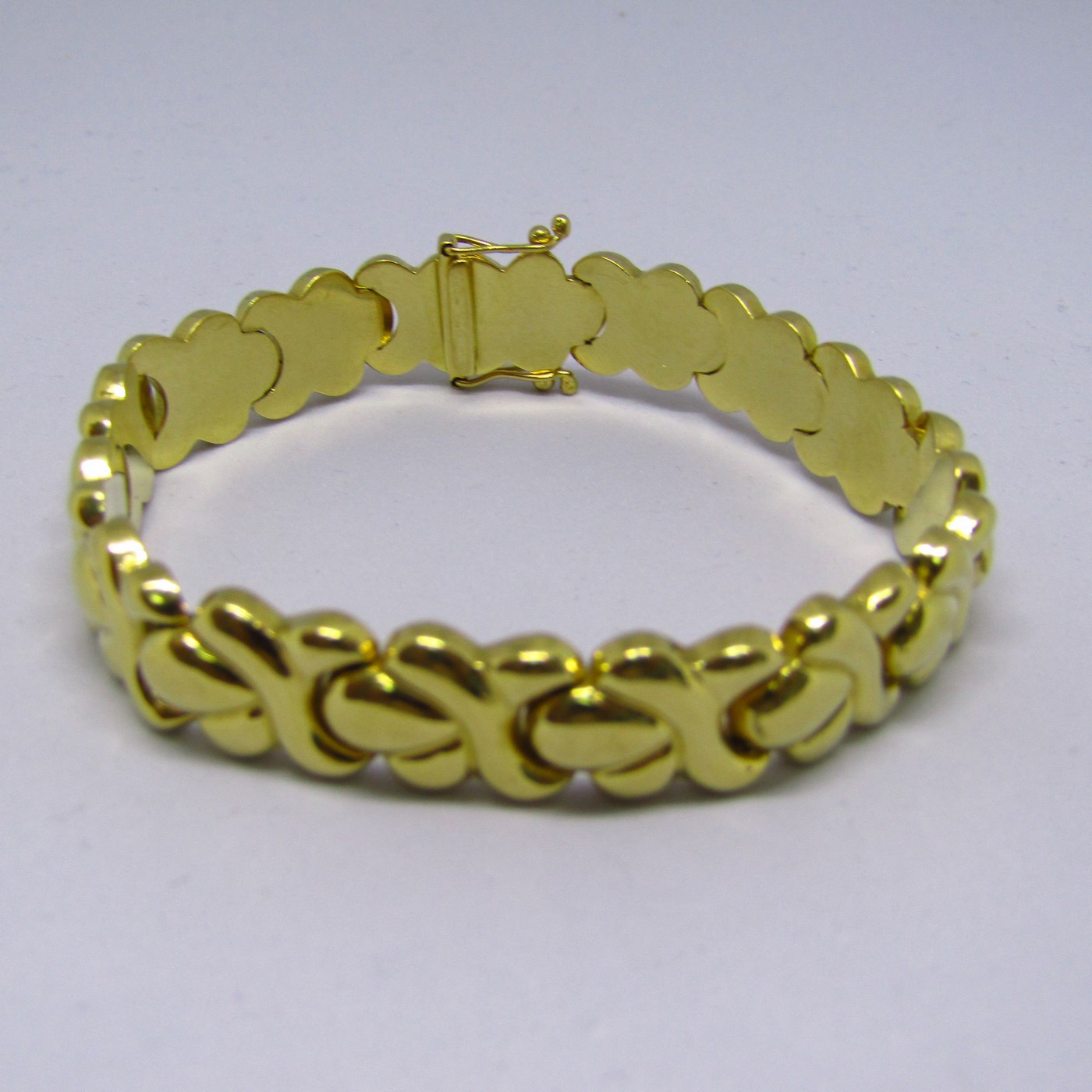 Pulsera de Oro de 18k. articulada. Pulsera de Oro de 18k. articulada.