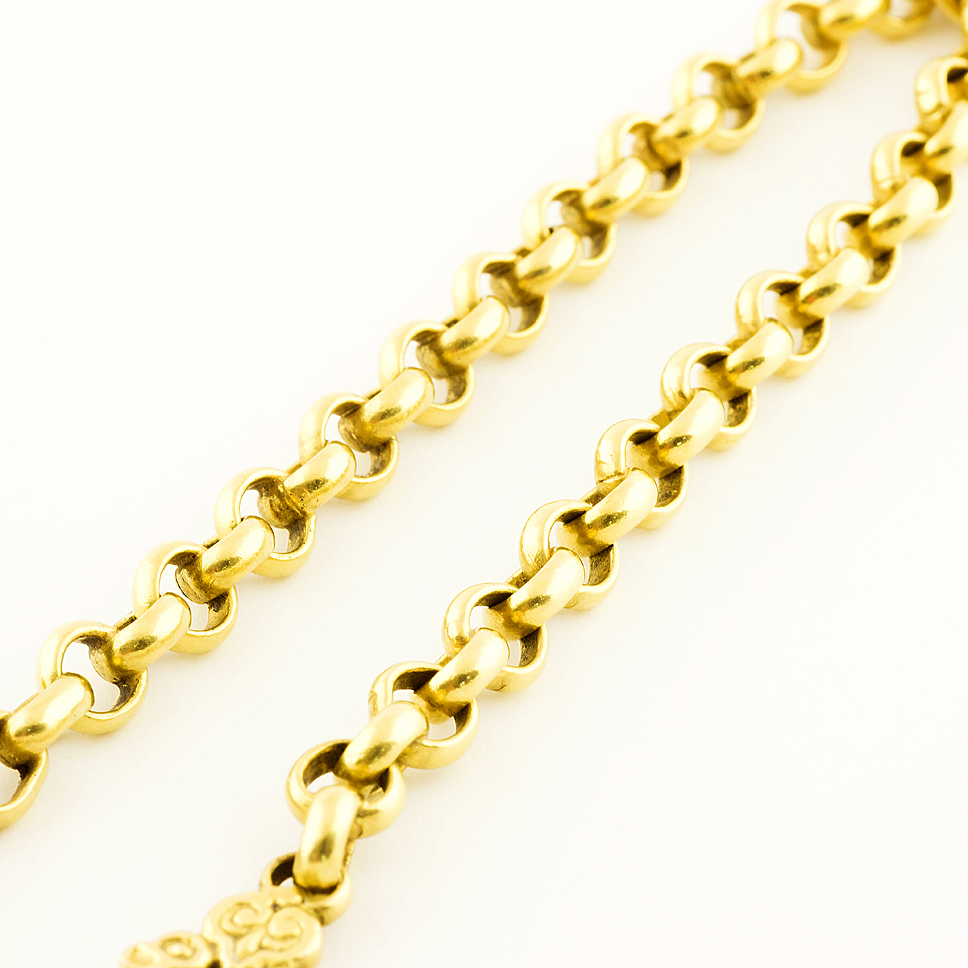 Pulsera de Oro Tradicional con pasador y Cruz Isabelina. 29,40 gr. Pulsera de Oro Tradicional con pasador y Cruz Isabelina. 29,40 gr.