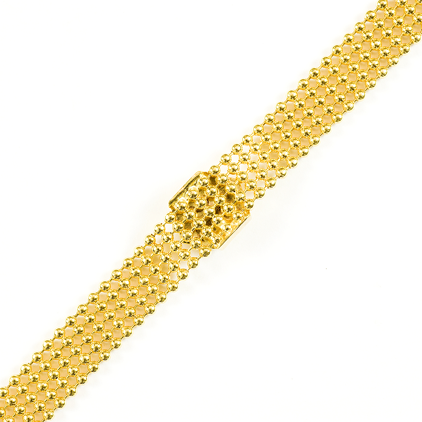 Pulsera en Oro de 18k. con circonitas. Pulsera en Oro de 18k. con circonitas.
