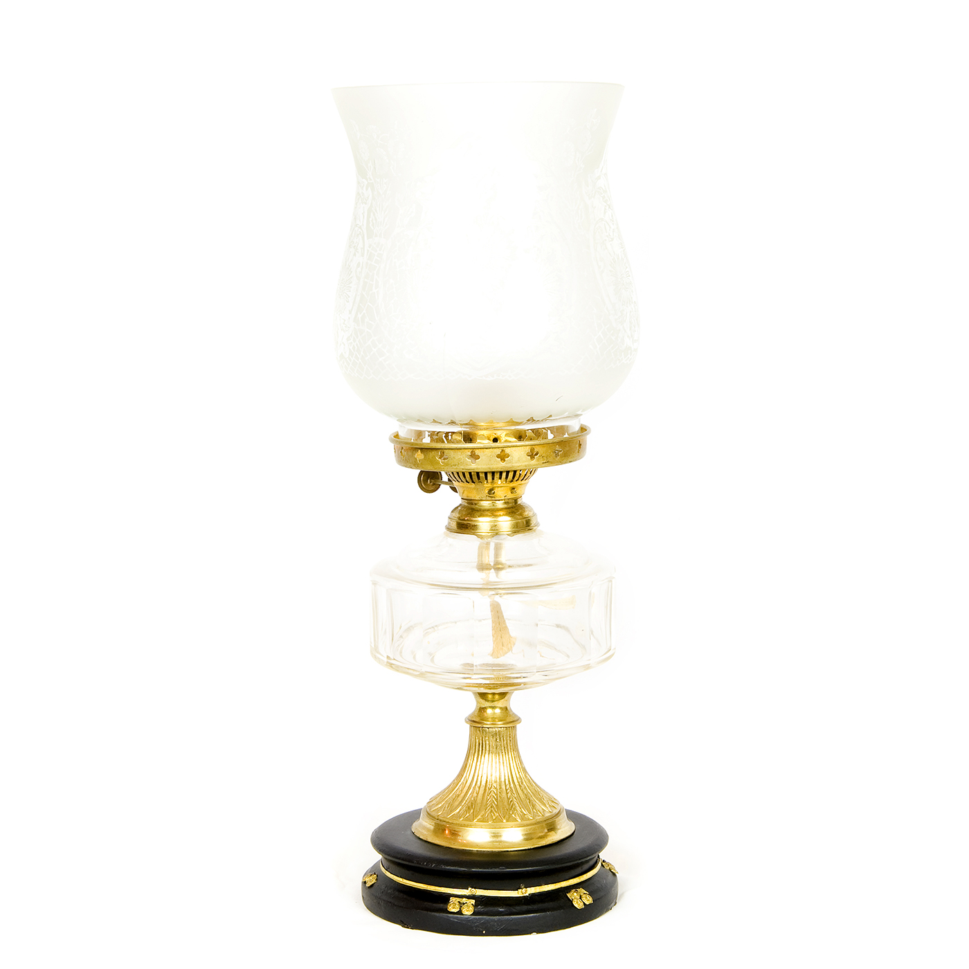 QUINQUÉ REALIZADO CON METALES DORADOS Y CRISTAL