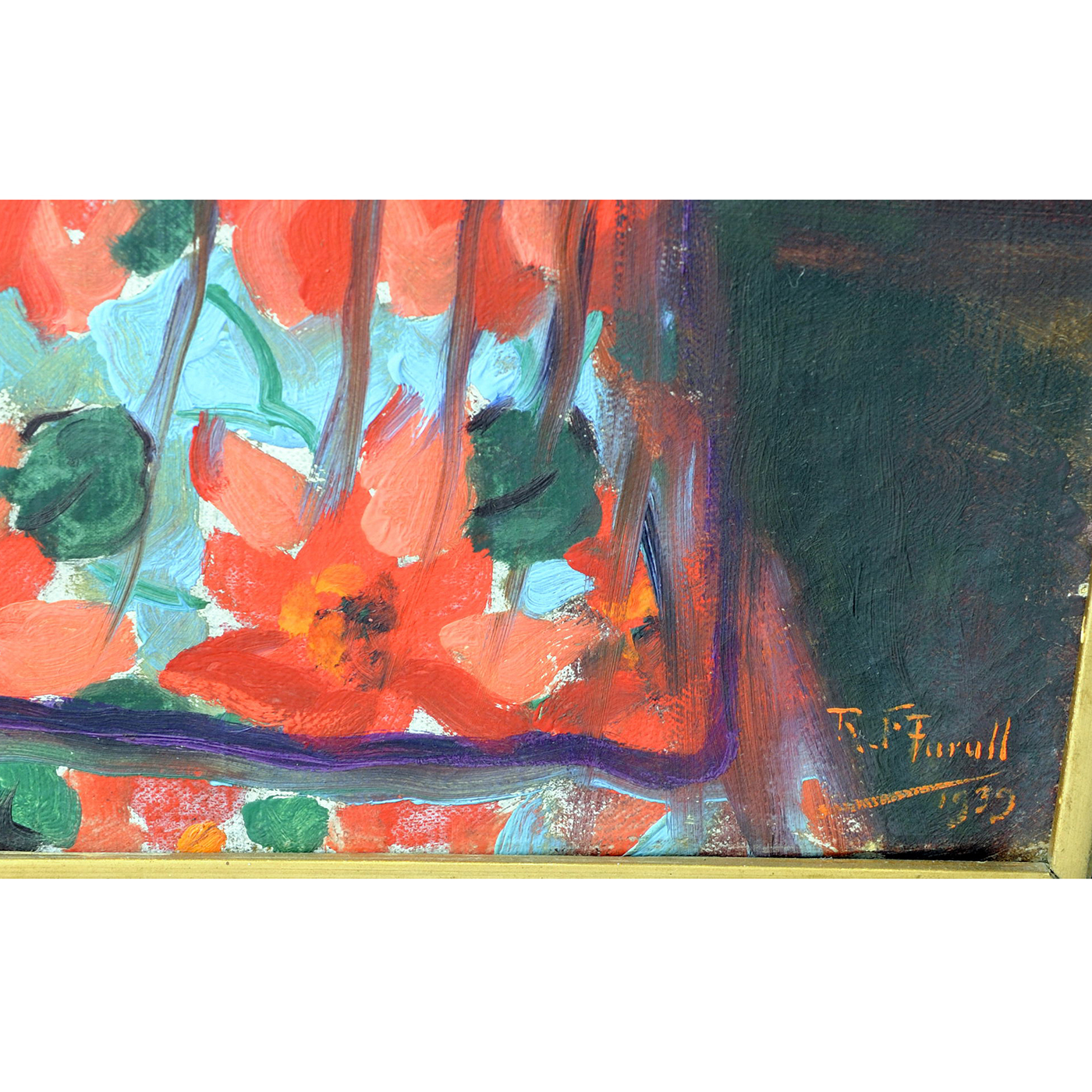 R.F. FURULL. Óleo sobre lienzo. "Gitana Granadina". R.F. FURULL. Óleo sobre lienzo. "Gitana Granadina".