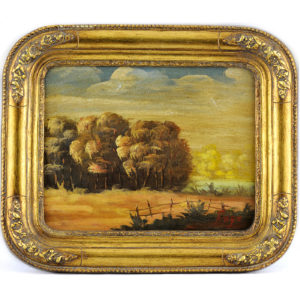 RAYA. Óleo sobre lienzo. "Paisaje".
