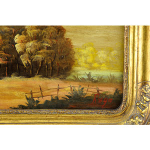 RAYA. Óleo sobre lienzo. "Paisaje".