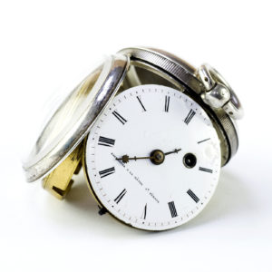 REFRANCHE A LA MOTHE, ST. HERAYE. Reloj de Bolsillo, lepine, Verge Fusee (Catalino), Francia, Ca. 1800
