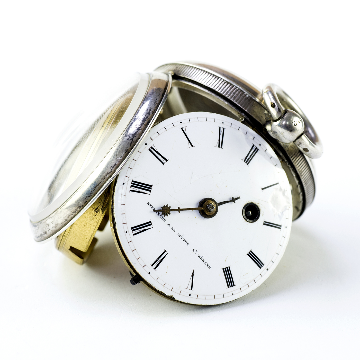 REFRANCHE A LA MOTHE, ST. HERAYE. Reloj de Bolsillo, lepine, Verge Fusee (Catalino), Francia, Ca. 1800 REFRANCHE A LA MOTHE, ST. HERAYE. Reloj de Bolsillo, lepine, Verge Fusee (Catalino), Francia, Ca. 1800